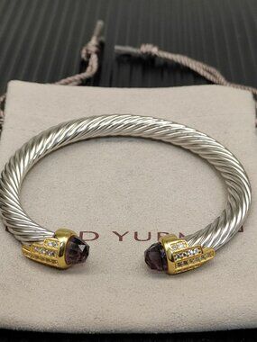 David Yurman 925 Silver Bracelets with Original